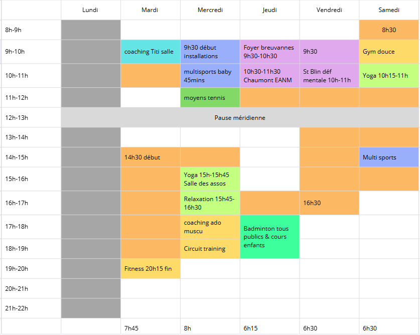 Qui dit rentrée dit nouvelle saison: