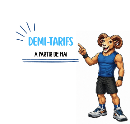 Demi-tarifs à partir de Mai